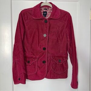 ViNtAgE Y2K 05’ GAP Women’s Fuchsia Corduroy Blazer